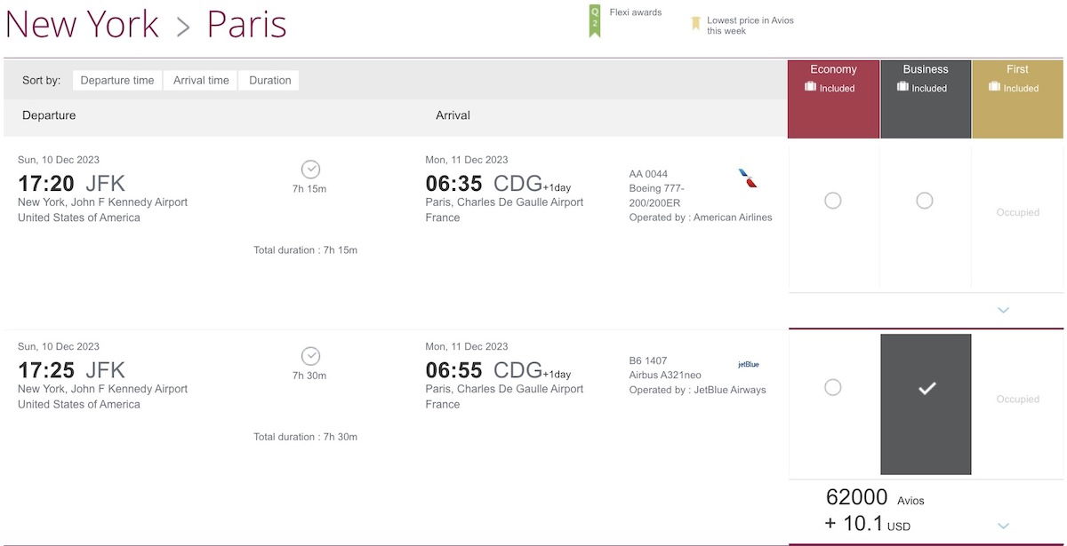 huge-redeem-qatar-airways-avios-on-jetblue-one-mile-at-a-time