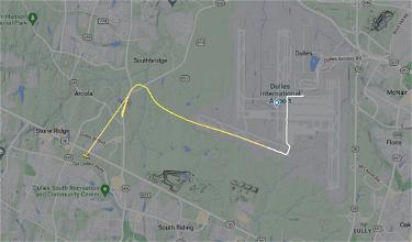 Plane Takes Off From Washington Dulles, Lands On Road