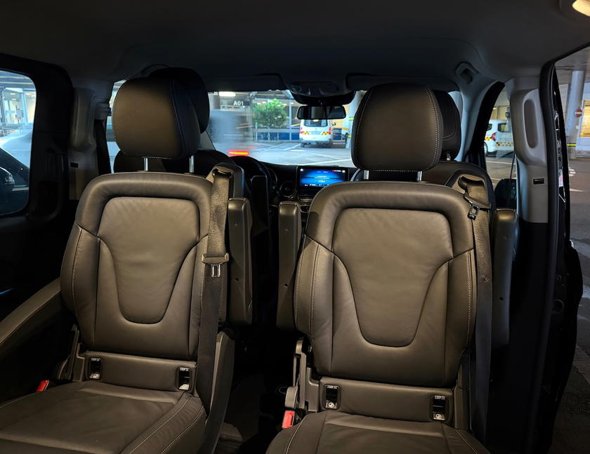 SWISS First Lounge limousine service pickup area at Zurich Airport