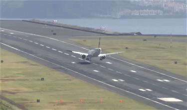 A TAP Airbus A321’s Wild, Nose First Landing In Madeira