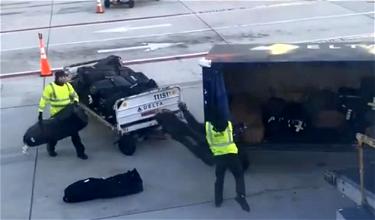 Caught On Camera: Delta Baggage Handlers Throw Golf Clubs