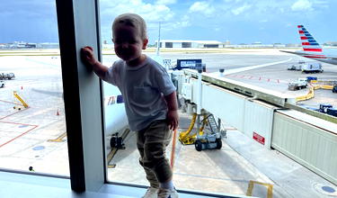 Our Toddler’s First Transatlantic Flight: A Delightful Mess