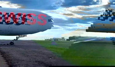 Oops: SWISS 777 Diverts To Kazakhstan, Taxies Into Grass