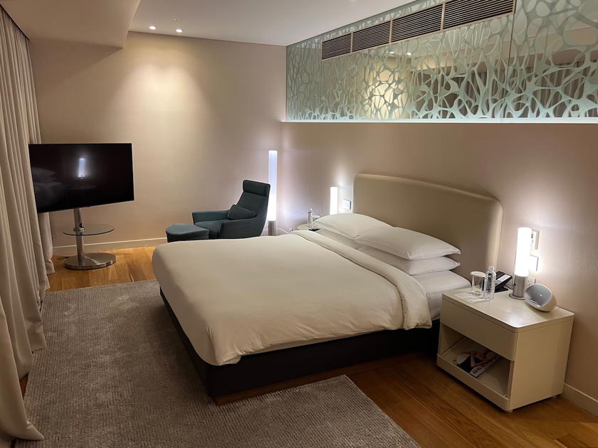 Hotel room at the Grand Hyatt Incheon