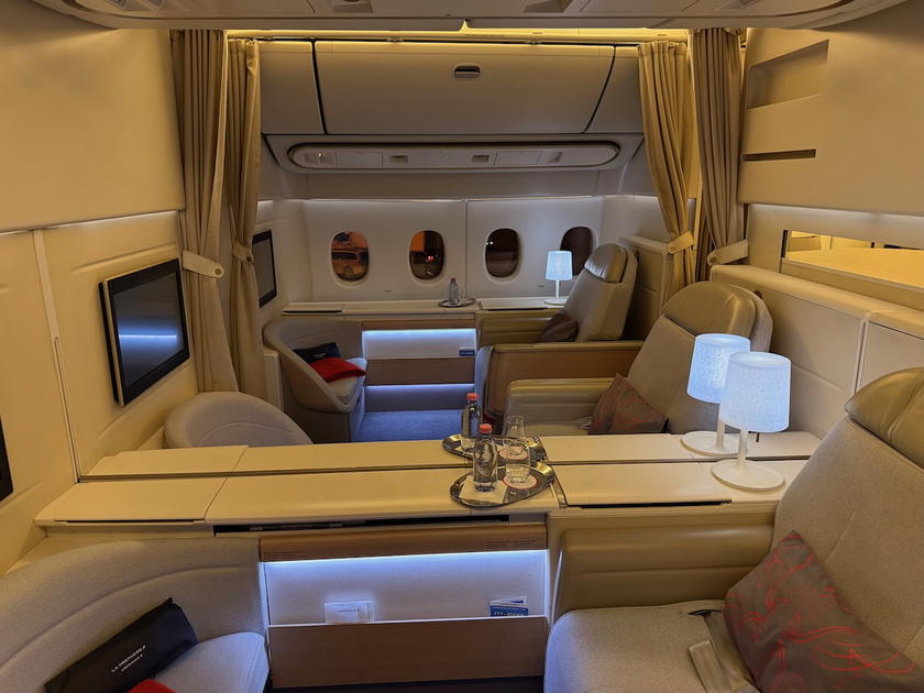 Air France's older La Premiere first class suite on a Boeing 777-300ER