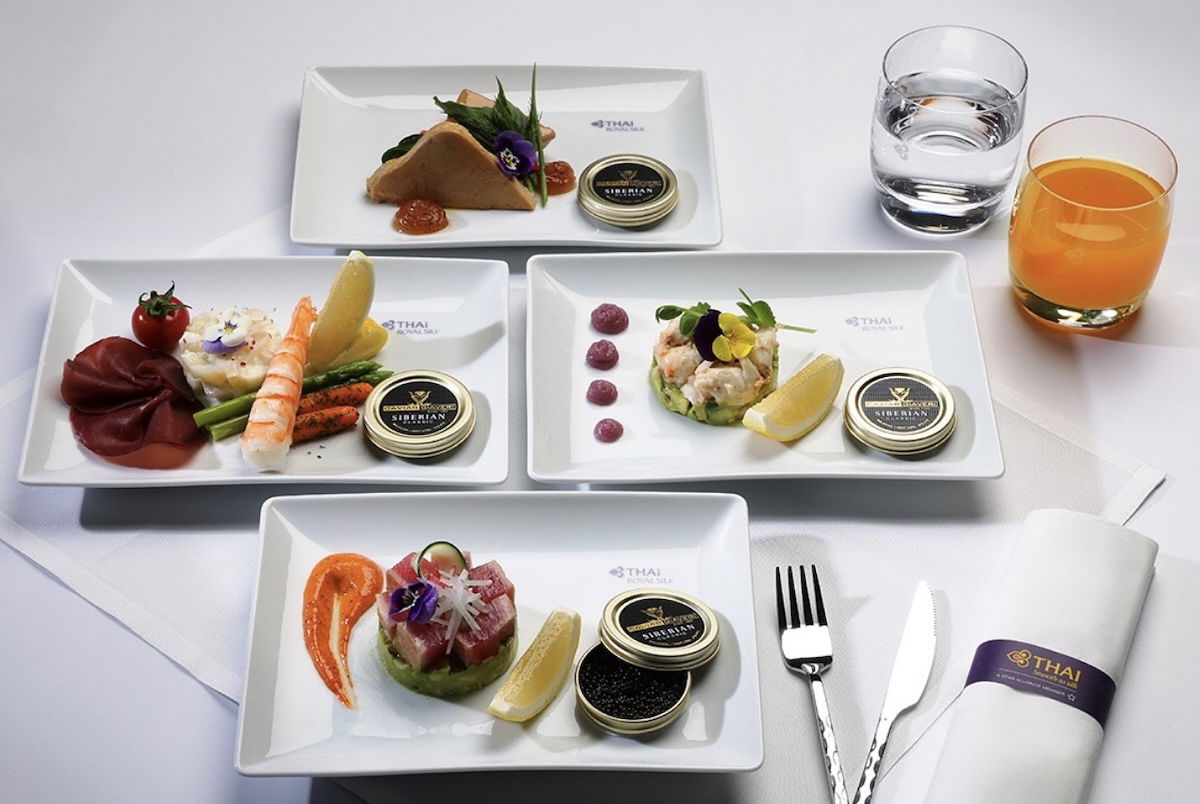 WOW: Thai Airways Serving Caviar In Enterprise Class