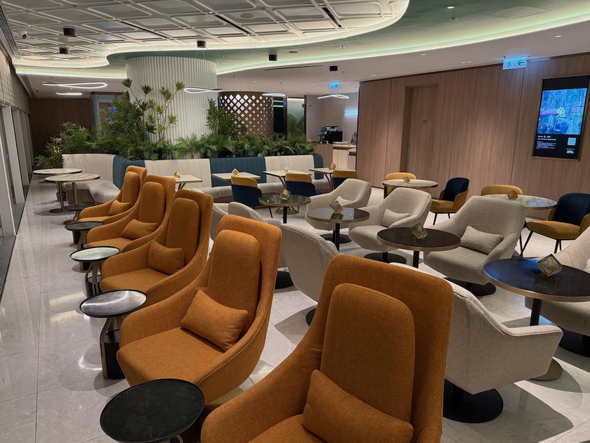 Kyra Lounge in Hong Kong, part of the Priority Pass network