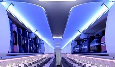 Airbus A220s Getting Airspace Cabin, Bigger Overhead Bins