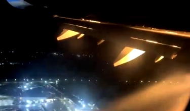 Frontier A321neo Lands So Hard That Engine Flames, Wheel Falls Off