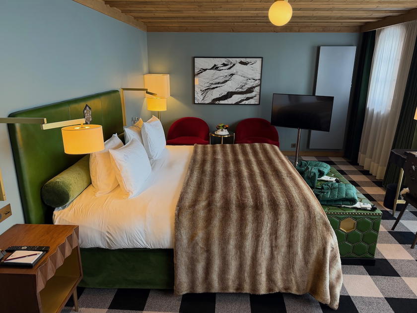 Luxury hotel suite at L'Apogée Courchevel