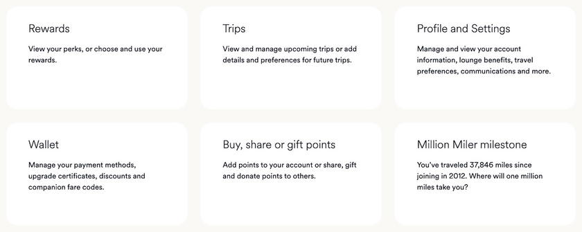 Atmos Rewards account page showing the Wallet section where the $99 companion fare code is listed