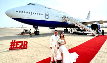 Sam Chui Charters Boeing 747 For “Sky Wedding” Celebration Flight