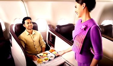 Quirky Thai Airways Premium Economy Plus, With Flat Beds & Onboard Bar