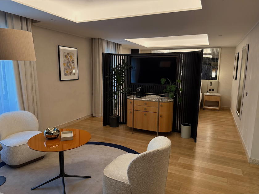 Hotel room at the Park Hyatt Milan