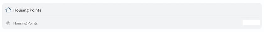 Recent activity tab in a Bilt account showing points posted for a housing payment
