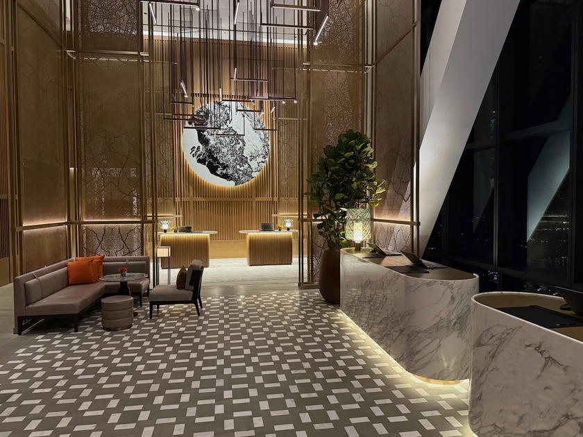 Exterior view of the Park Hyatt Kuala Lumpur hotel tower