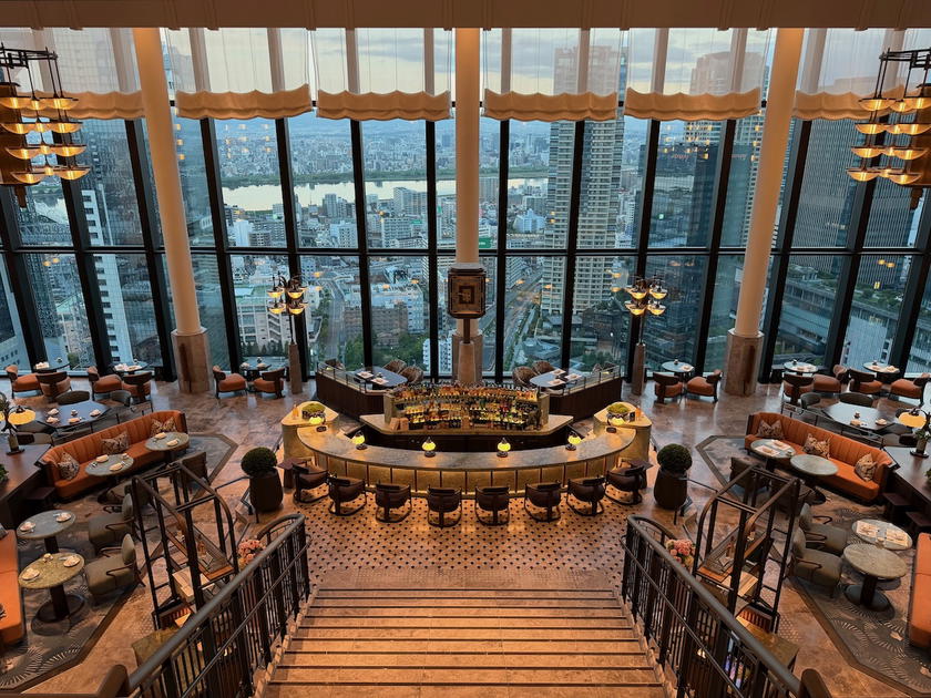 Interior view of the Waldorf Astoria Osaka hotel