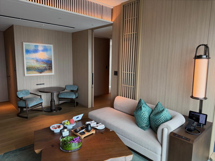 Exterior view of the Waldorf Astoria Osaka, a luxury Hilton property where Aspire Card resort credits can be used