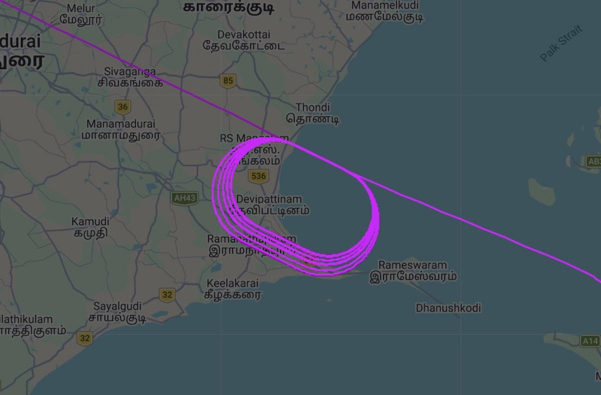 Garuda Indonesia A330neo Spends 4.5 Hours In Holding Pattern Over India