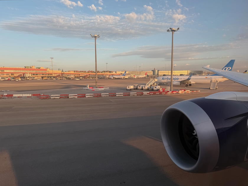 Riyadh Air business class menu card