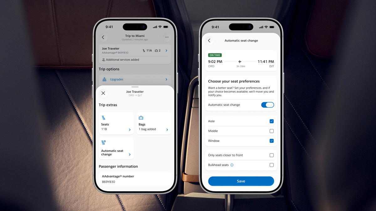 Cool: American Airlines App Can Now Automatically Move You To A Better Seat