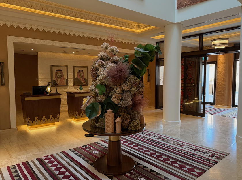 Exterior of the Bab Samhan Diriyah hotel, part of Marriott's Luxury Collection