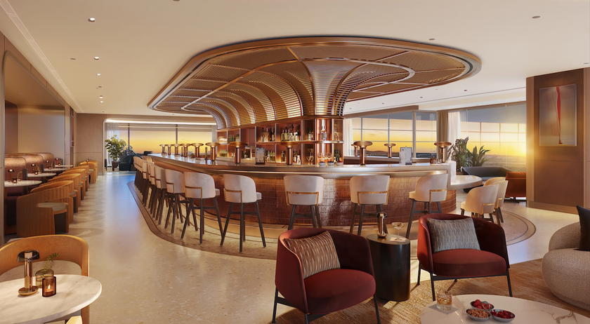 Rendering of the planned Southwest Icon Lounge at Nashville International Airport (BNA)