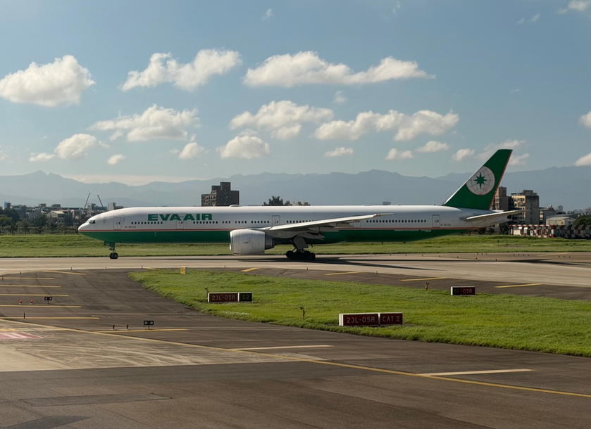 EVA Air Boeing 777-300ER at Taipei Taoyuan Airport