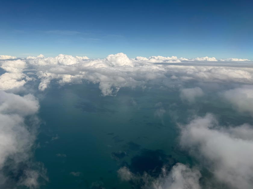 Another scenic view from the window during the climb out