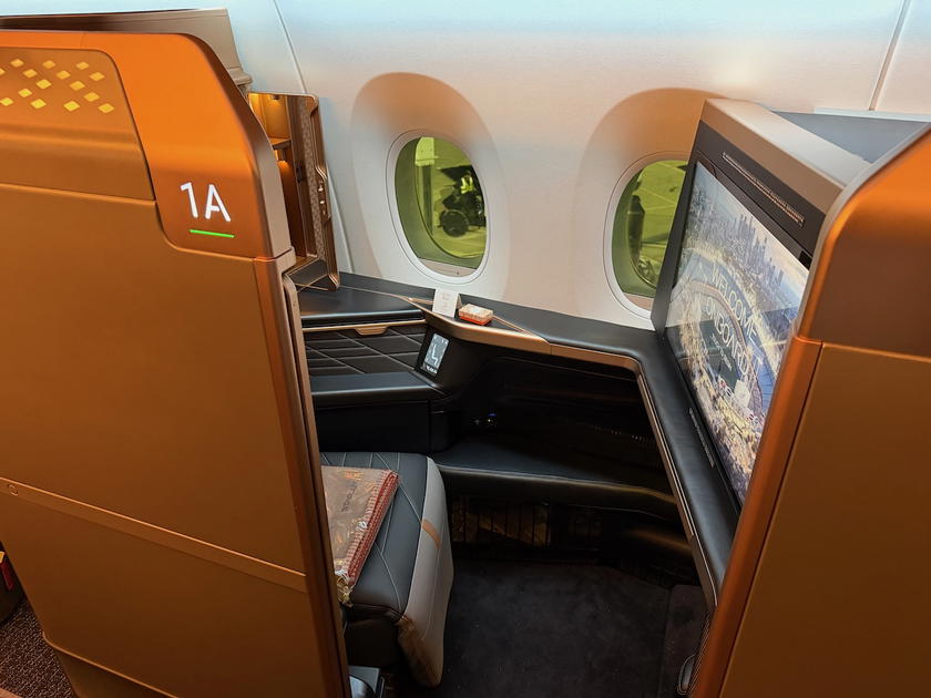 Starlux Airlines first class seat aboard the A350