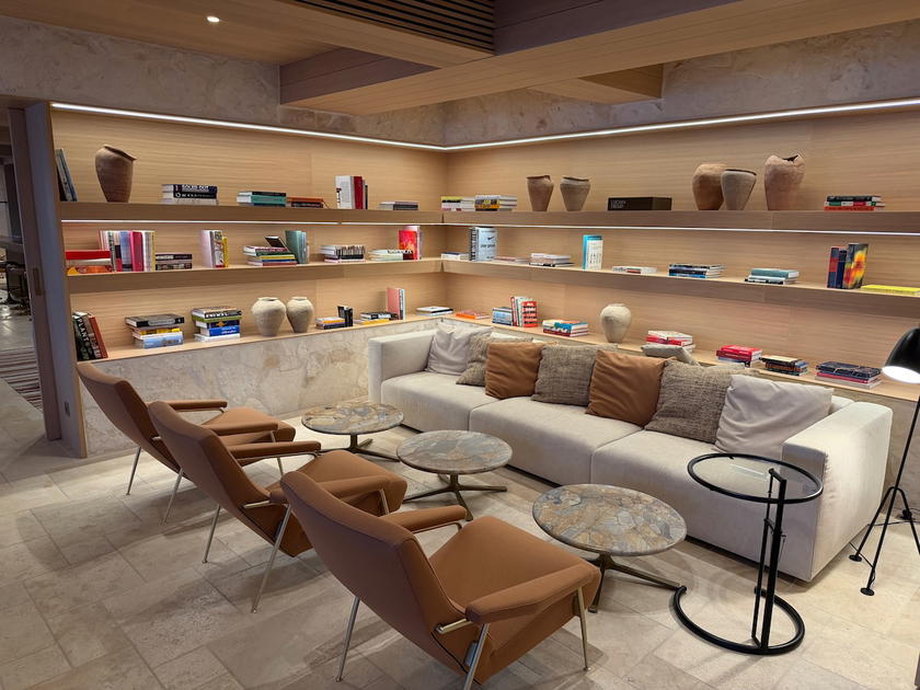 View of Libero Bar's seating area at Villa Dubrovnik