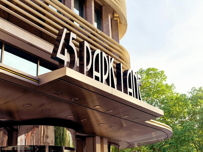 Exterior of 45 Park Lane, a Dorchester Collection hotel in London