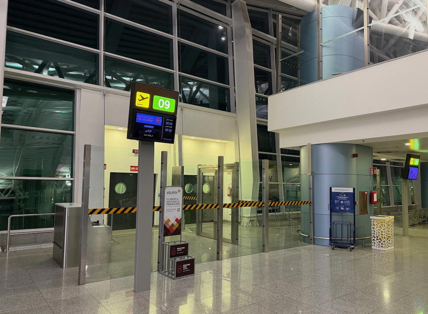 Air Algerie departure gate area at Algiers Airport