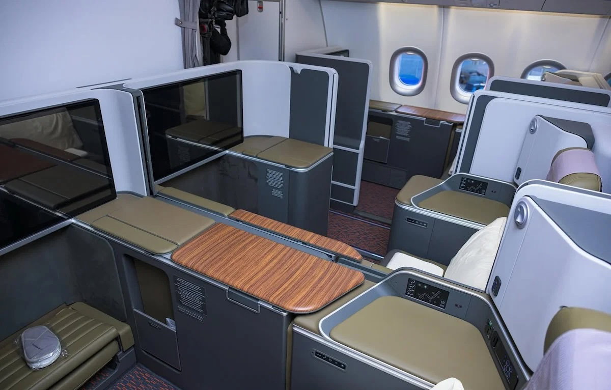 Air Côte d’Ivoire first class seat on an Airbus A330-900neo