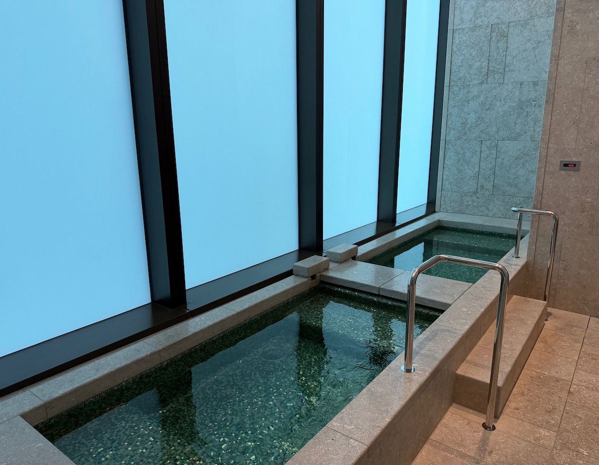 Vitality pool in the spa, essentially a hot bath