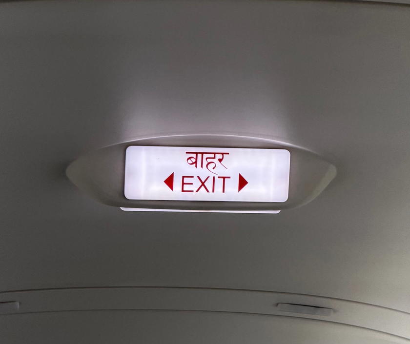 Fly2Sky Airbus A320 that previously flew for IndiGo