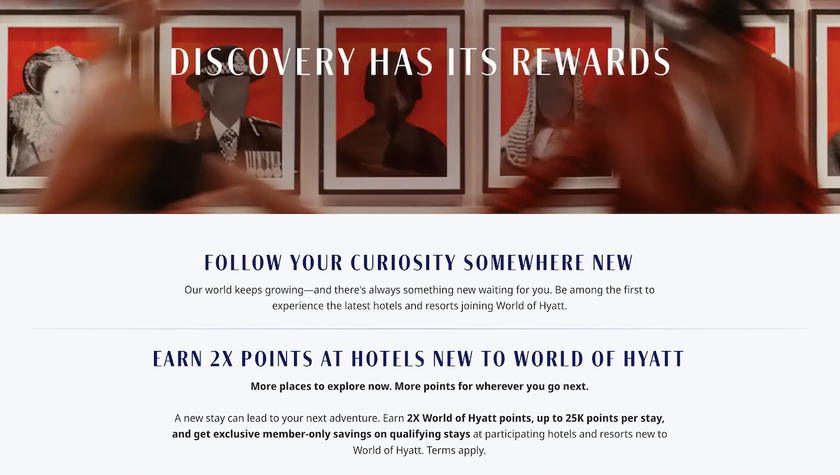 World of Hyatt double points promotion graphic for new hotel properties