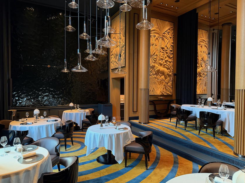 Fine dining restaurant aboard the Corinthian