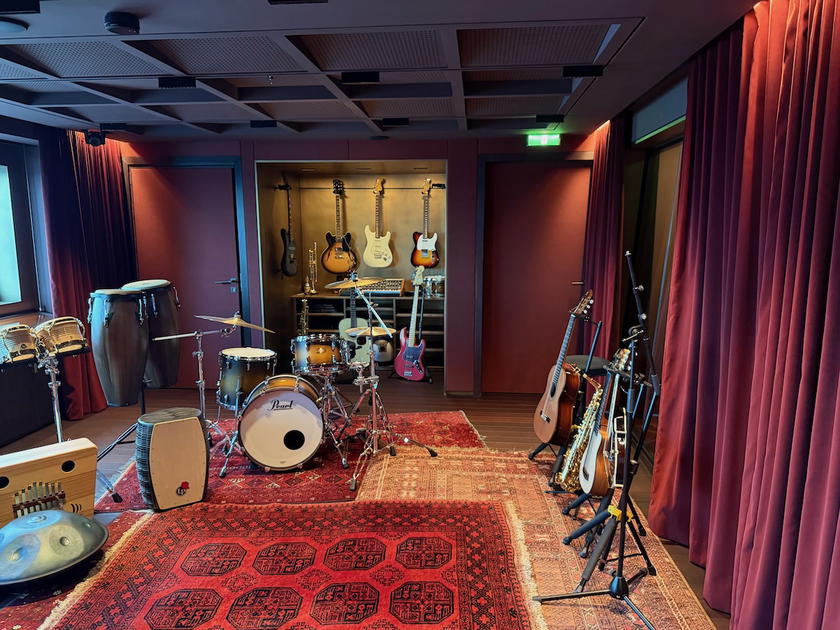 Recording studio aboard the Corinthian
