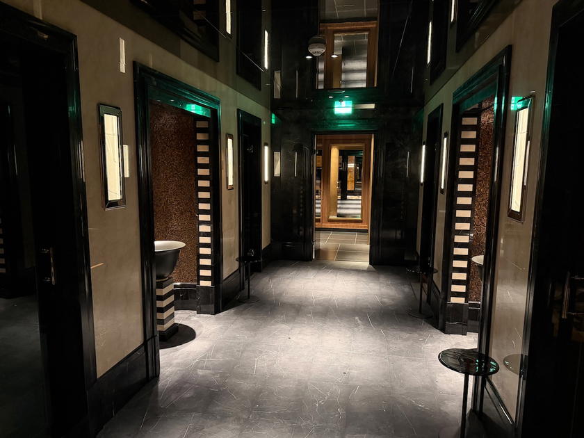 Spa area aboard the Corinthian