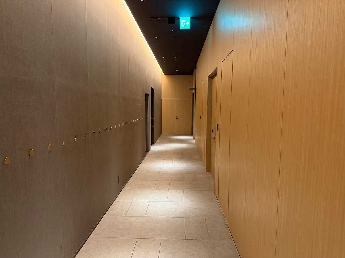 Hallway leading to the hidden Main Bar speakeasy at Osaka Station Hotel