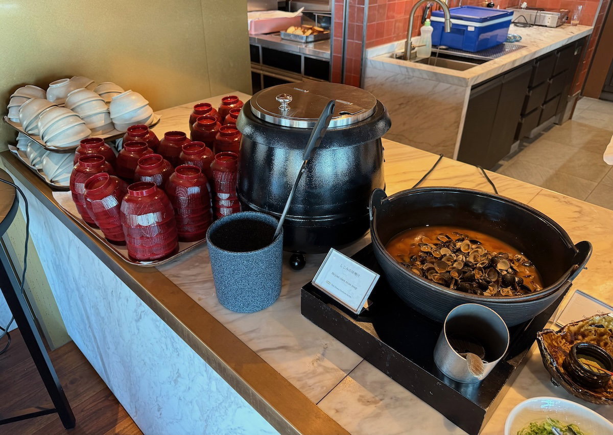Another view of the extensive Osaka Station Hotel breakfast buffet