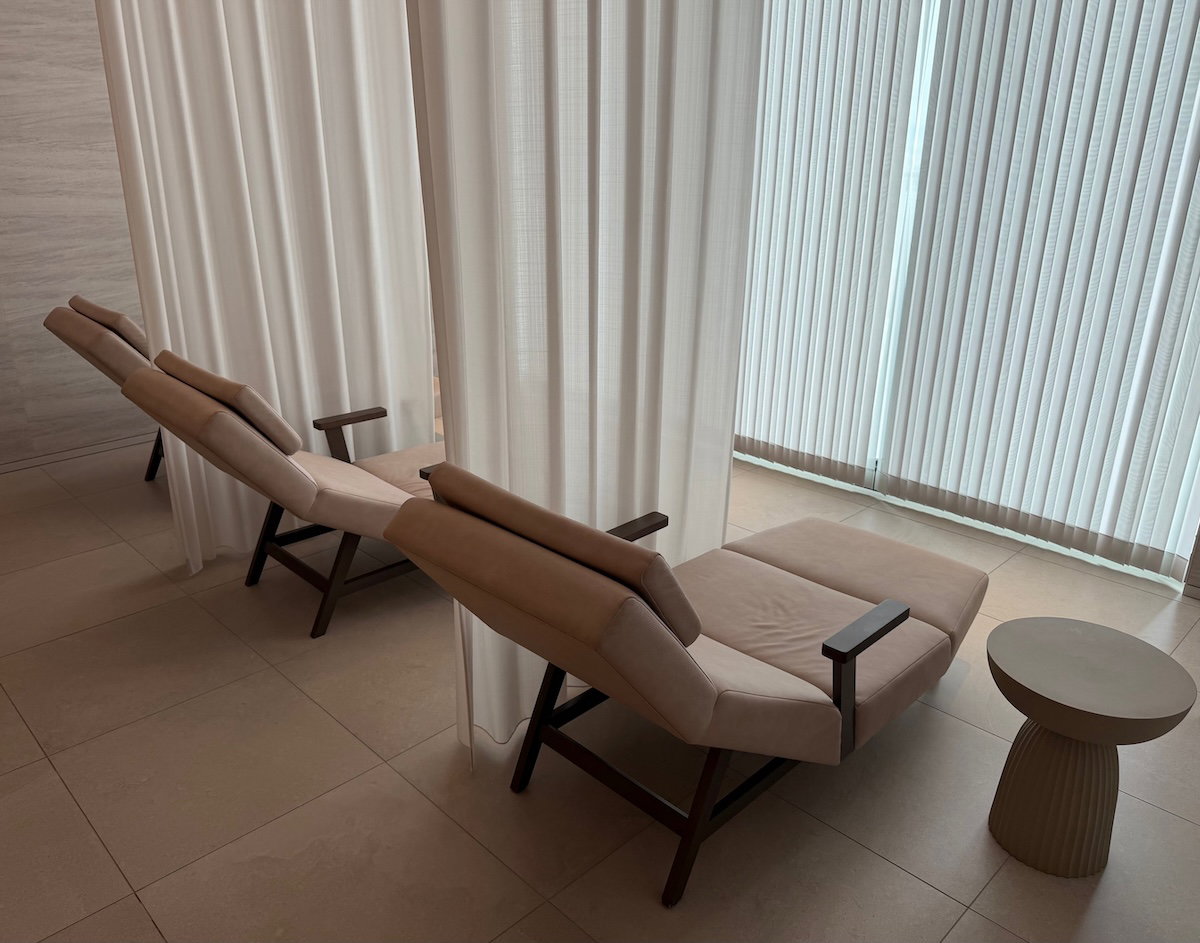 Relaxation area inside the Ofuro bathhouse