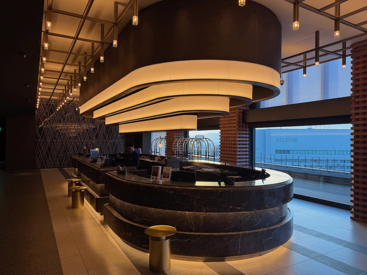 Osaka Station Hotel lobby and reception area