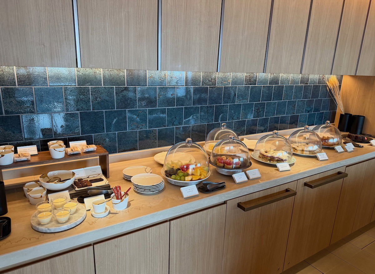 Evening snacks and small plates at the Osaka Station Hotel lounge