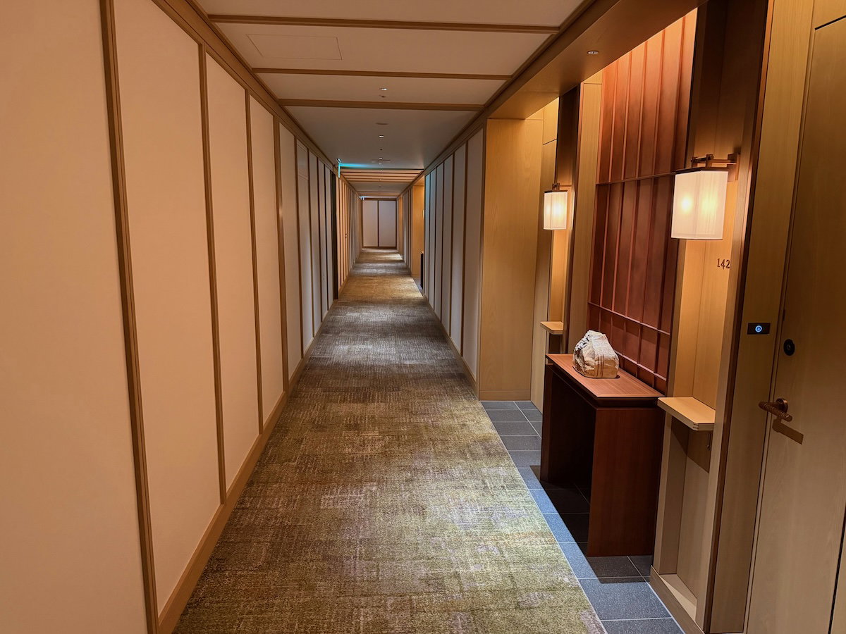 Guest room hallway at Patina Osaka