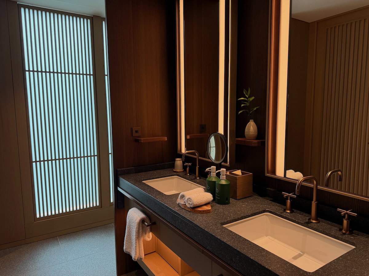 Spacious bathroom in the Patina Osaka guest room