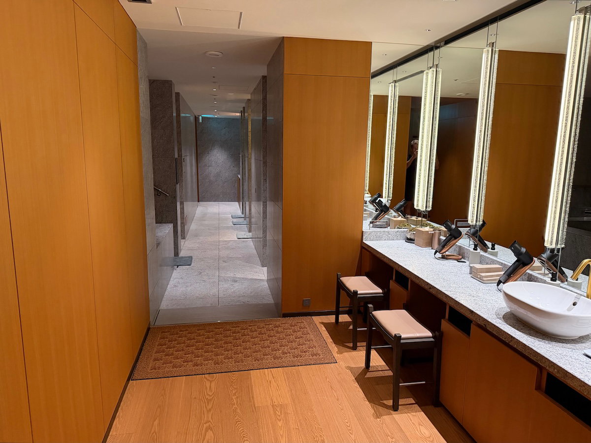 Spa changing room at Patina Osaka