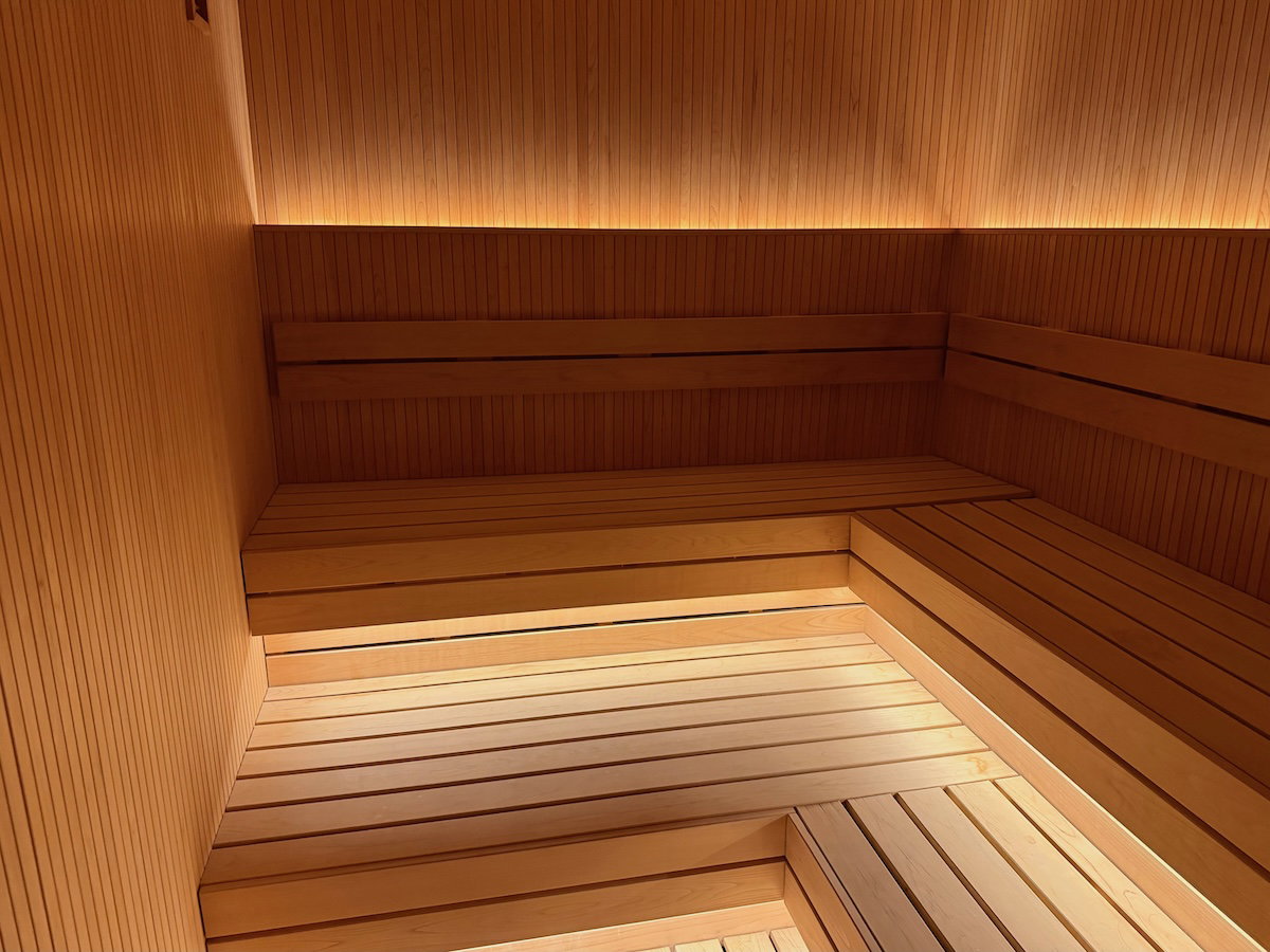Sauna in the Patina Osaka spa