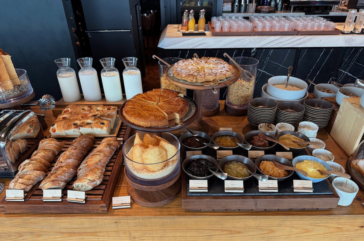 Breakfast buffet spread at Inaki restaurant in Patina Osaka